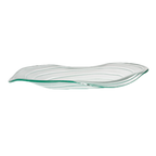 Thumbnail image #2 for Steelite International Creations, Ripple 6506G334 Glass Oval Platter, Ripple, 10.25" x 13.5"