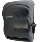 Thumbnail image #1 for AllPoints Foodservice Parts & Supplies 1506120 Manual Wall-Mounted Black Plastic Roll Towel Dispenser