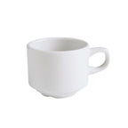 Thumbnail image #1 for G.E.T. Corona, Actualite PA1101904124 Pocillo Coffee 4.2 oz (125cc), white, (Ready to Ship from Factory - 120 days for transit, MOQ 2 Case of 2 Dozen