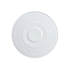 Thumbnail image #1 for Global Tableware Collective G. Benedikt GBEXL17151 Round Porcelain Saucer, 5.875" Diameter, White