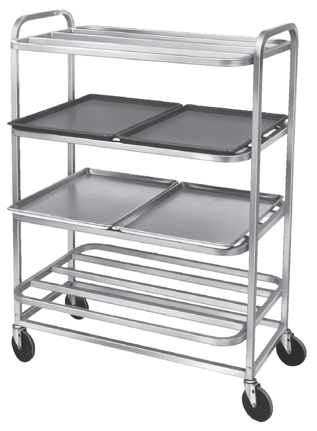 Product image #7 for Channel SM-4 Aluminum Mobile 4-Shelf Spot Merchandiser Display/Universal Rack