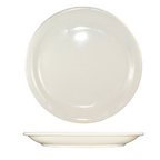 Thumbnail image #1 for International Tableware Valencia VA-20 Ceramic Round Plate, 11-Inch, Narrow Rim, American White 1 Dozen