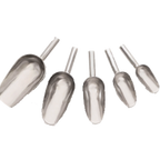 Thumbnail image #1 for Alegacy Foodservice Products SS100010 2 oz Stainless Steel Utility Scoop, Round Bottom, Mirror Polish Case of 12