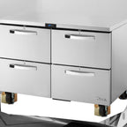 Thumbnail image #6 for True Mfg. - General Foodservice SPEC SERIES TUC-48D-4-HC~SPEC3 48-Inch Undercounter Drawer Refrigerator, 4 Drawers, Stainless Steel, R290