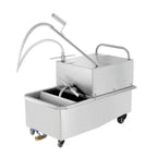 Thumbnail image #2 for Hakka Brothers Corp EasyRose LYC-01 Two-Bottle Sauce and Cheese Warmer, 32 oz Each, Stainless Steel, Independent Thermostatic Controls