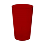 Thumbnail image #1 for G.E.T. 6608-1-R . . 8 oz Red Textured SAN Plastic Tumbler Dozen Case of 6 Dozen