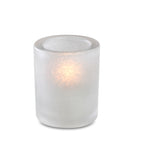Thumbnail image #1 for Sterno Classic Elegance 80178 Petite Round Frosted Glass Candle Lamp, 3-1/4" H x 2-3/4" Dia.