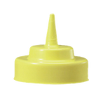 Thumbnail image #1 for TableCraft Products Tip Top 53TM Wide-Mouth Squeeze Bottle Cone Tip, 53mm, Yellow, Single Tip Case of 12