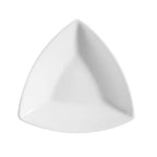 Thumbnail image #1 for CAC China Sushia SHA-T4 Triangular Porcelain Bowl, 2 oz., 4 in., Super White Case of 4 Dozen