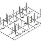 Thumbnail image #1 for Tecnoeka KGP64/A Vertical Cooking Grid for 10 Chickens, 2/1 GN Full Size, AISI 304 Stainless Steel
