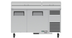 Thumbnail image #8 for True 60-1/4-Inch 2-Section Pizza Prep Table with Self-Contained Side-Mounted Refrigeration