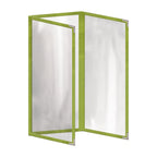 Thumbnail image #1 for Risch Deluxe TET 4.25X11-NYLON Sewn Nylon Menu Cover, Triple Fold, 4-1/4" x 11" Case of 24
