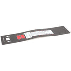 Thumbnail image #1 for AllPoints Foodservice Parts & Supplies 8002711 Oven Overlay Board, 19-3/4"L x 4-3/4"W, Black