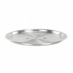 Thumbnail image #1 for Tuxton China Tuxware WAZB-107 Aluminum Round Pot Lid, 10.875 x 10.875 in, Flat Handle