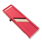 Thumbnail image #1 for JB Prince D395 M Flat Mandoline Julienne Slicer with Built-In Finger Guard, 2.5mm Coarse and 1mm Fine Teeth, Stainless Steel Blade