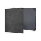 Thumbnail image #1 for Risch Harley HAR-3V 8.5X11 Padded Faux-Leather 3-View Triple-Fold Menu Cover, 8-1/2 x 11 Inch Case of 25