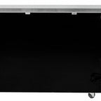 Thumbnail image #2 for SABA SBB-24-60G Two-Section Back Bar Cooler, 60-3/4" W, 2 Glass Swing Doors, Black Exterior, Stainless Steel Top
