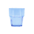 Thumbnail image #1 for Thunder Group Diamond PLPCTB108BL 8 oz Blue Polycarbonate Rocks Glass Case of 4 Dozen