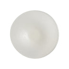 Thumbnail image #2 for Steelite International My Glass Studio GS196639 Round Glass Serving Bowl, 2.25 qt, Solid Cream, 10.13 x 3.38 in H
