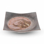 Thumbnail image #1 for Korin Inc PLS-332 China Square Plate, Rust Brown, 5-1/2 in