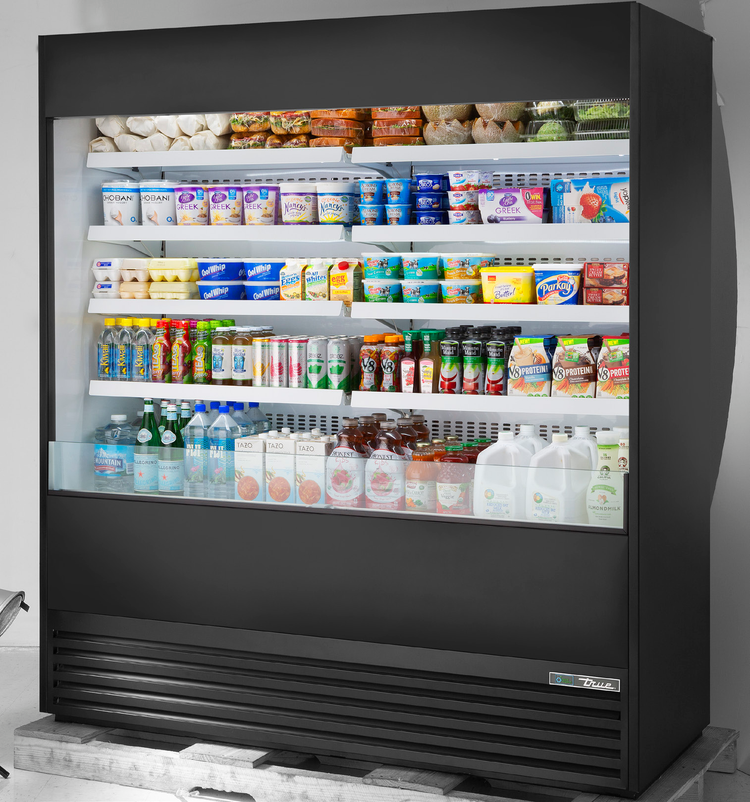 Product image #5 for 72-Inch Vertical Air Curtain Merchandiser Open-Air Cooler with 8 Adjustable Shelves
