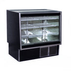 Thumbnail image #2 for Marc Refrigeration SQBCR-48 S/C Refrigerated Bakery Display Case, 48 in, straight glass, mirrored interior, self-contained refrigeration, 3 shelves