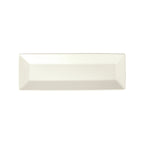Thumbnail image #1 for Winco Royalsquare RPR-12-AW Rectangular Porcelain Platter, American White, 12" x 4" x 3/4" Case of 3 Dozen