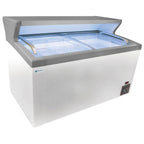 Thumbnail image #1 for Excellence Commercial Products MCT-2HC Ice Cream Chest Freezer/Merchandiser, 5.8 cu. ft., 2 Sliding Glass Doors, White