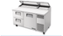 Thumbnail image #5 for True 67 3/8-Inch 2-Section Pizza Prep Table with 1 Door, 2 Drawers and Alternate Top