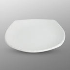 Thumbnail image #1 for Korin Inc PLS-151 Pearl White China Square Plate, 6.25 in