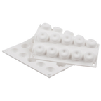 Thumbnail image #1 for JB Prince MA100 35-Cavity Silicone Savarin Mold, 1-Inch Diameter, 11-3/4 x 7 Inch