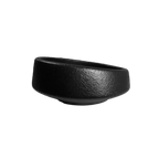 Thumbnail image #1 for Vertex China Orbit OR-TB60 6-Inch Slanted Porcelain Bowl, Matte Black Case of 3 Dozen