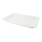 Thumbnail image #1 for CAC China BF BF-101 Porcelain GN 1/1 Rectangular Food Pan, 2-1/2" Deep Case of 4
