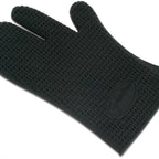 Thumbnail image #1 for JB Prince A165 Silicone Oven Mitt, 11"L, 3-Finger Section, Black