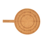 Thumbnail image #1 for Browne USA Foodservice 575376 Round Measuring Pizza Paddle, 19-1/2", Two-Sided, Fiberwood Composite