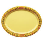 Thumbnail image #1 for G.E.T. Venetian OP-135-VN . . Melamine Oval Platter, Pattern, 13-1/2"L x 10-1/4"W 1 Dozen
