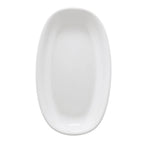Thumbnail image #1 for Global Tableware Collective Bonna, Gourmet BNGRM24OKY Porcelain Oval Plate, 9.5" x 5.625" x 1.25" 1 Dozen