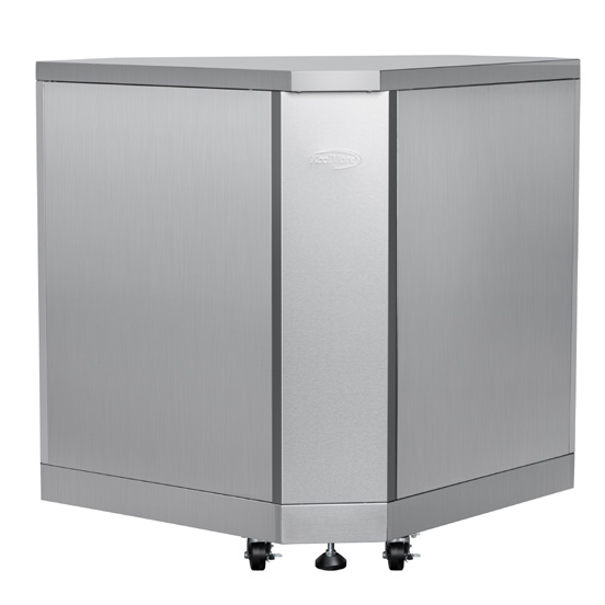 Product image #6 for KoolMore Outdoor Stainless Steel Corner Cabinet with 2 Hinged Doors, 26 Inch