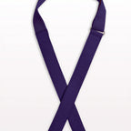 Thumbnail image #1 for Chef Works XNS05-PUR-0 Purple Polyester Adjustable Apron Neck Strap with Metal Slider and Snap Closure