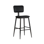 Thumbnail image #1 for G & A Commercial Seating Brenton 675 Armless Commercial Bar Stool with Upholstered Vinyl Seat and Back, Metal Frame