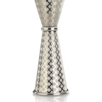 Thumbnail image #1 for Mercer Culinary Barfly M37241 Japanese Style Jigger, Diamond Lattice, 25/50 ml, Internal Marking Lines, Stainless Steel Case of 12