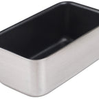 Thumbnail image #1 for JB Prince Vollrath M209 3 Non-Stick Aluminum Bread Loaf Pan, 8-1/2"L x 4-1/4"W x 3"H