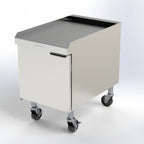 Thumbnail image #1 for Merco CrispyMax™ CMC18 Single/Double-Lane Holding Unit Cart with Left-Hinged Door, Removable Shelf, and Two Locking Casters