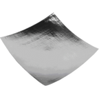 Thumbnail image #1 for Eastern Tabletop 5318H Square Hammered Stainless Steel Serving Tray, 18" x 18"