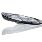 Thumbnail image #1 for Mikasa Hospitality Ardacam 2085-43 Tilt Deep Plate, 11.8 in, 5 oz, Black Glass Case of 8
