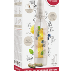 Thumbnail image #1 for iSi® Twist'n Sparkle Virtuoso 10951001 Soda Siphon Set, 1 Liter PET Bottle, Ivory, Silicone Sleeve, 6 Chargers Case of 6
