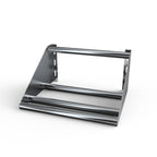 Thumbnail image #1 for NBR Equipment TSS-42 Tubular Sorting Shelf, 42"W x 18"D x 11-1/4"H, Slanted, Wall Mounted, Stainless Steel Brackets