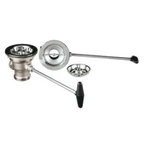 Thumbnail image #1 for Component Hardware Encore DBN-8015-SP1 Universal Rotary Waste Outlet with Reducer & Overflow Assembly, 3-1/2" Sink Opening, 2"/1-1/2" NPT
