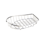Thumbnail image #1 for G.E.T. Specialty Servingware 4-80008 Stainless Steel Boat Serving Basket, 10-3/4 x 6-1/4 x 3-1/4 in Case of 12