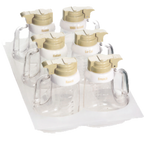 Thumbnail image #1 for TableCraft Products 48H Polypropylene Dispenser Holder Rack, Holds 6 48 oz Dispensers, 20-5/8" x 12-5/8" Case of 160